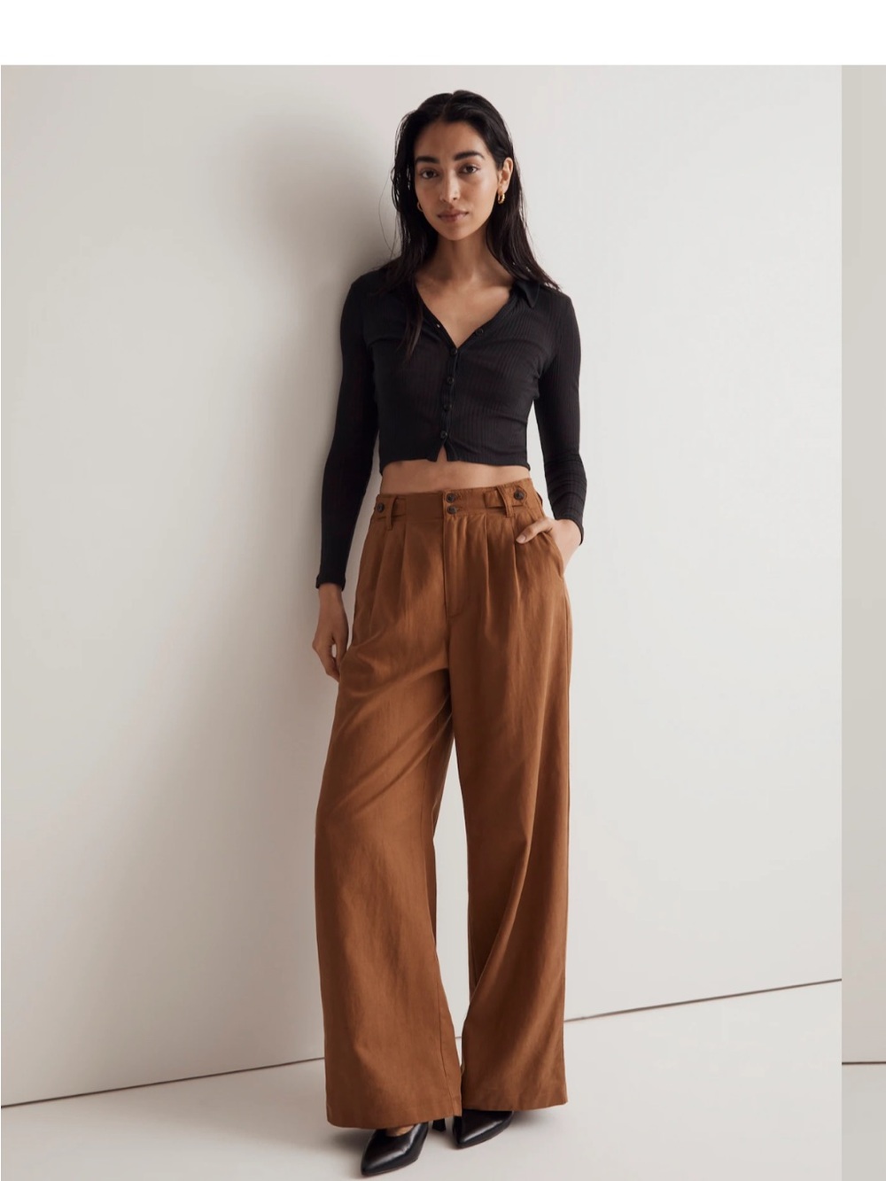 Madewell High-Waist Wide Leg Harlow Pant